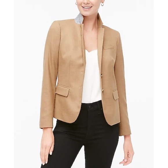 J. Crew Factory Jackets & Blazers - NWT J. CREW Factory Tan Wool Schoolboy Blazer